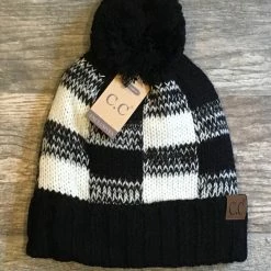 C.C Plaid Beanie ACCESSORIES