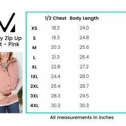 Michelle Mae SHORT SLEEVES Remy Zip Up Vest - Heathered Pink