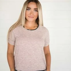 Ampersand Avenue Benton Harbor Top SHORT SLEEVES