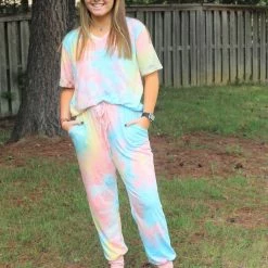 Rogue Society Apparel® Accent Joggers | Seaside Tie Dye BOTTOMS