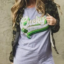 Little Bear Boutique So Lucky Tee SHORT SLEEVES