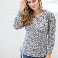 Buy ⭐ Rogue Society Apparel® Date Night Top | Cheetah LONG SLEEVES ❤️ 8 Rogue Society Apparel® Date Night Top | Cheetah LONG SLEEVES
