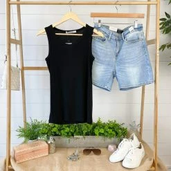 Best Pirce ๐ Michelle Mae Ava Tank- Black SHORT SLEEVES โจ 13 Michelle Mae Ava Tank- Black SHORT SLEEVES