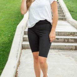 Rogue Society Apparel® Bermuda Leggings | Black