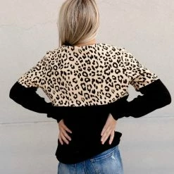 Ampersand Avenue Pullover Sweatshirt- On The Prowl LONG SLEEVES