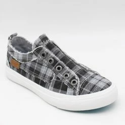 Little Bear Boutique ACCESSORIES Blowfish Play- Gray Grand Canyon Plaid