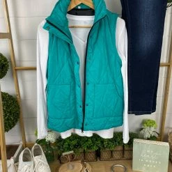 Wholesale ๐ Michelle Mae Remy Zip Up Vest - Bright Aqua ๐ฏ 17 Michelle Mae Remy Zip Up Vest - Bright Aqua
