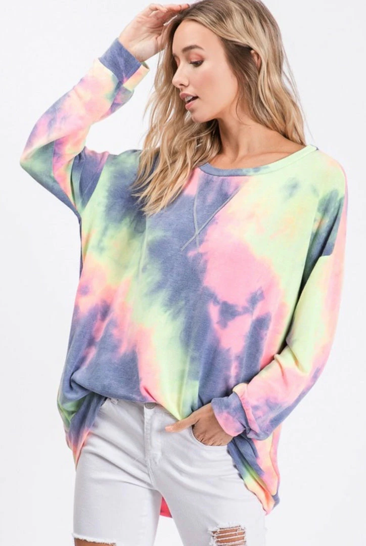 Cheapest ๐ Little Bear Boutique LONG SLEEVES A World Full Of Color Tie Dye Pullover- Multiple Colors โ๏ธ 2 Little Bear Boutique LONG SLEEVES A World Full Of Color Tie Dye Pullover- Multiple Colors