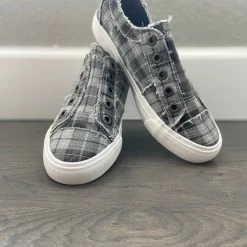 Little Bear Boutique ACCESSORIES Blowfish Play- Gray Grand Canyon Plaid