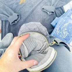 Little Bear Boutique Quilted Sling Purse- Multiple Colors ACCESSORIES