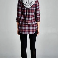 Thelittlebearsboutique.com Downtown Flannel LONG SLEEVES