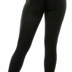 Little Bear Boutique Honeycomb Leggings- Black