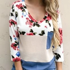 Little Bear Boutique The Laurel Floral LONG SLEEVES