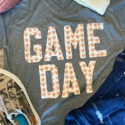 Little Bear Boutique I Love Game Day SHORT SLEEVES