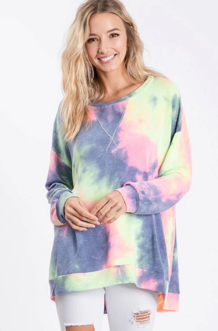 Cheapest ๐ Little Bear Boutique LONG SLEEVES A World Full Of Color Tie Dye Pullover- Multiple Colors โ๏ธ 1 Little Bear Boutique LONG SLEEVES A World Full Of Color Tie Dye Pullover- Multiple Colors
