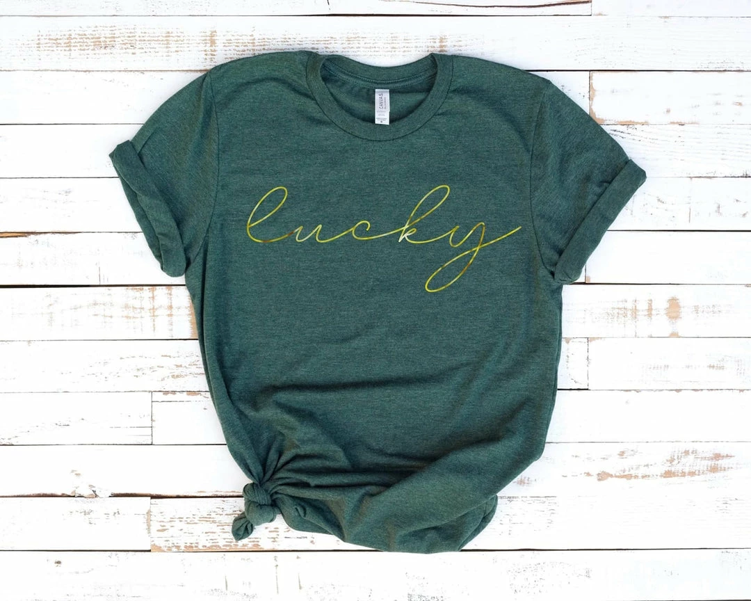 New โญ Little Bear Boutique SHORT SLEEVES My Lucky Tee ๐ 1 Little Bear Boutique SHORT SLEEVES My Lucky Tee