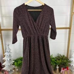 Michelle Mae BOTTOMS Taylor Dress - Champagne Sparkle