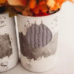 Budget ๐ Little Bear Boutique Braided Leather Earrings ACCESSORIES ๐ 8 Little Bear Boutique Braided Leather Earrings ACCESSORIES