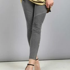 Thelittlebearsboutique.com BOTTOMS Moto Leggings