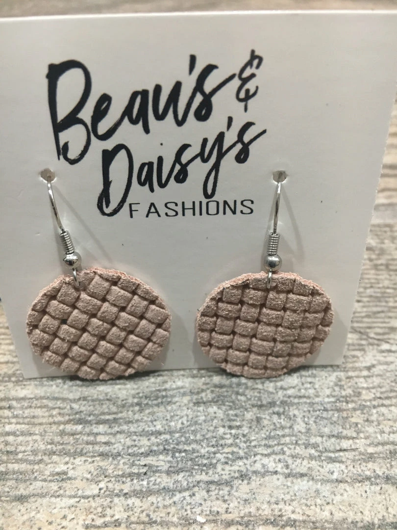 Budget ๐ Little Bear Boutique Braided Leather Earrings ACCESSORIES ๐ 4 Little Bear Boutique Braided Leather Earrings ACCESSORIES
