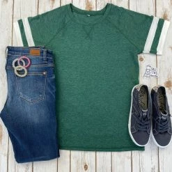 Best reviews of 🤩 Michelle Mae Kylie Track Tee - Green And White 🎁 14 Michelle Mae Kylie Track Tee - Green And White