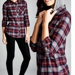 Thelittlebearsboutique.com Downtown Flannel LONG SLEEVES