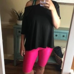 Rogue Society Apparel® Bermuda Leggings | Hot Fuchsia BOTTOMS