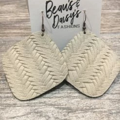 Budget ๐ Little Bear Boutique Braided Leather Earrings ACCESSORIES ๐ 10 Little Bear Boutique Braided Leather Earrings ACCESSORIES