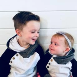 Ampersand Avenue Monochrome DoubleHood™ Mini HOODIES