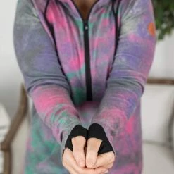 Michelle Mae HalfZip Hoodie - Faded Galaxy