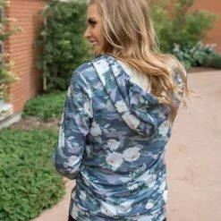 Rogue Society Apparel® Flirty Camo Half Zip Hoodie Now Available In Kids!