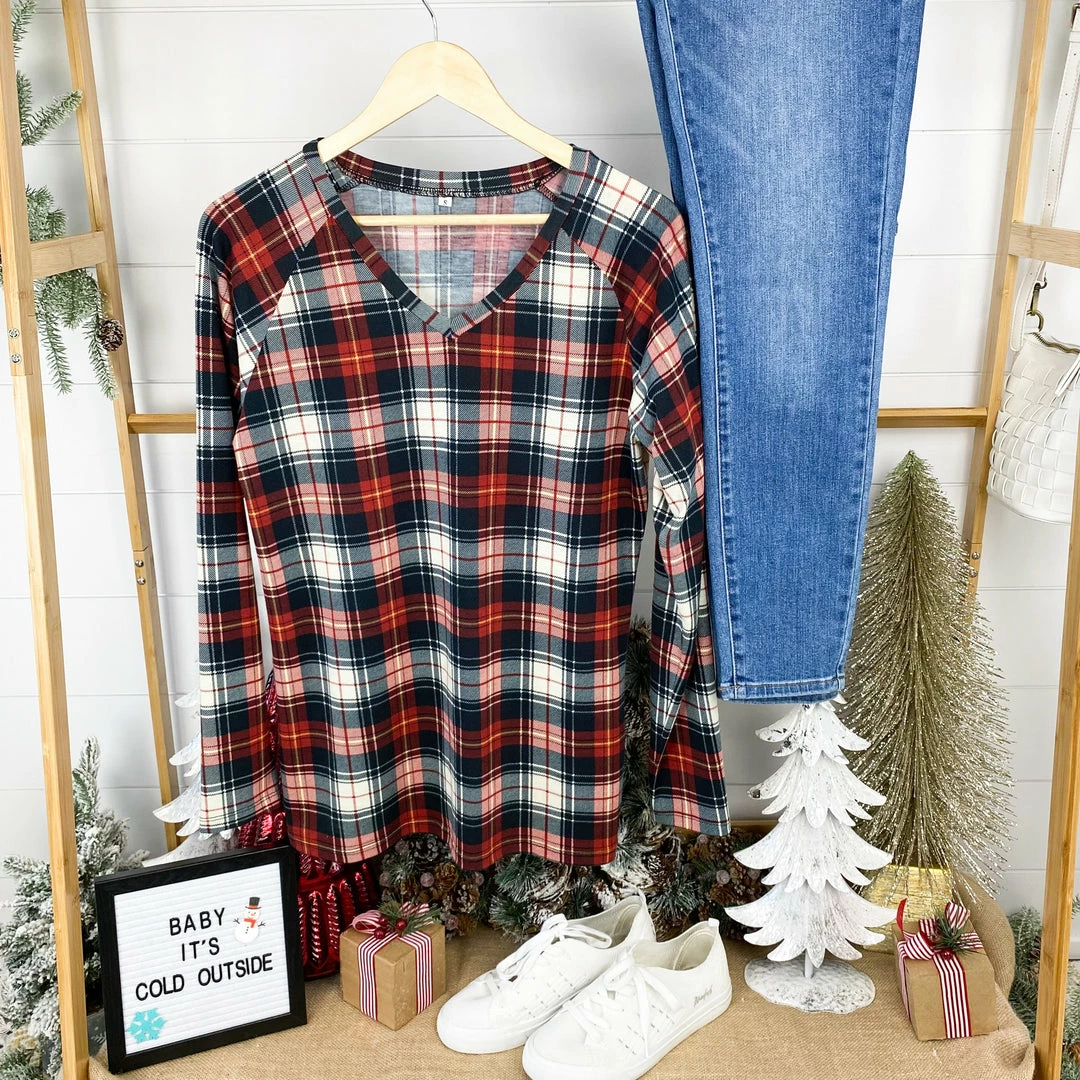 New π― Michelle Mae LONG SLEEVES Classic Plaid Long Sleeve π€© 8 Michelle Mae LONG SLEEVES Classic Plaid Long Sleeve