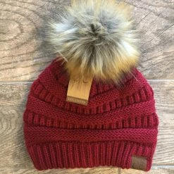 C.C Beanie With Pom ACCESSORIES