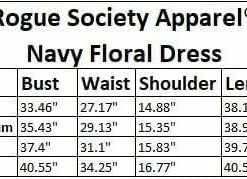 Rogue Society Apparel® Navy Floral Dress