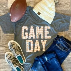 Little Bear Boutique I Love Game Day SHORT SLEEVES