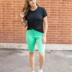 Rogue Society Apparel® Bermuda Leggings | Mint BOTTOMS