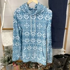 Cheapest 🥰 Michelle Mae Classic Cowl Neck Sweatshirt - Winter Snowflake LONG SLEEVES 😉 20 Michelle Mae Classic Cowl Neck Sweatshirt - Winter Snowflake LONG SLEEVES