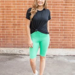 Rogue Society Apparel® Bermuda Leggings | Mint BOTTOMS