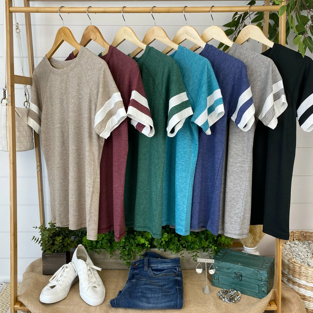 Best reviews of ๐ Michelle Mae Kylie Track Tee - Teal And White SHORT SLEEVES ๐ 8 Michelle Mae Kylie Track Tee - Teal And White SHORT SLEEVES