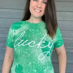 Little Bear Boutique Lucky Shamrock Tee