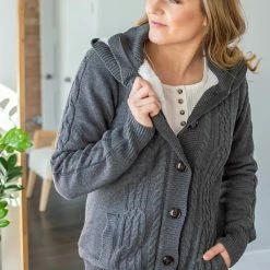 Rogue Society Apparel® Hooded Sweater Cardigan | Multiple Colors LONG SLEEVES