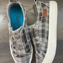 Little Bear Boutique ACCESSORIES Blowfish Play- Gray Grand Canyon Plaid