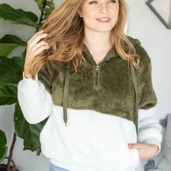 Rogue Society Apparel® Sherpa Hoodie | Olive