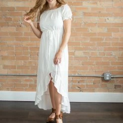 Rogue Society Apparel® BOTTOMS Boho Dress | White