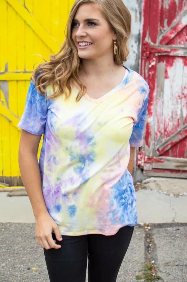 Best reviews of 😉 Rogue Society Apparel® In Your Dreams V-Neck Tee | Tie Dye At Dusk SHORT SLEEVES 👍 1 Rogue Society Apparel® In Your Dreams V-Neck Tee | Tie Dye At Dusk SHORT SLEEVES