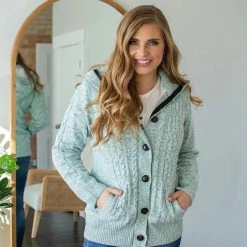 Rogue Society Apparel® Hooded Sweater Cardigan | Multiple Colors LONG SLEEVES