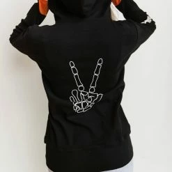 Ampersand Avenue FullZip- R.I.P. Out LONG SLEEVES