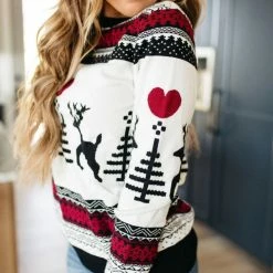 Ampersand Avenue Believe Pullover Sweatshirt LONG SLEEVES