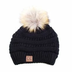C.C Beanie With Pom ACCESSORIES