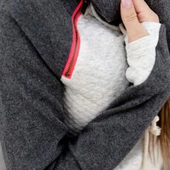 Ampersand Avenue LONG SLEEVES Quilted Confetti Doublehood